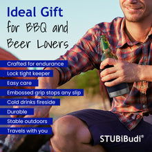 Load image into Gallery viewer, STUBiBudi 12oz Beer Cooler for Bottles and Cans with Bottle Opener (Matt Black)
